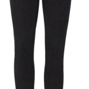 Madewell black skinny maternity jeans, size 28